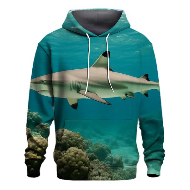 Reef Patrol Blacktip Reef Shark printed hoodies