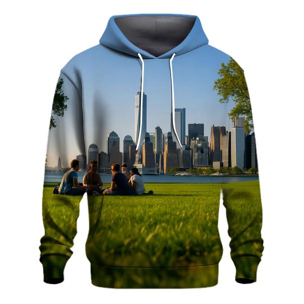 Governors Island Lawn With Skyline Picnic custom hoodies