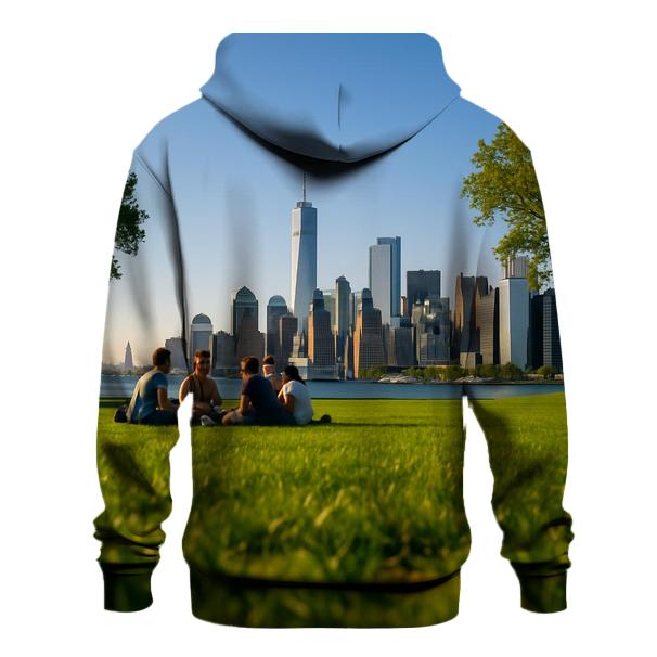 Governors Island Lawn With Skyline Picnic custom hoodies