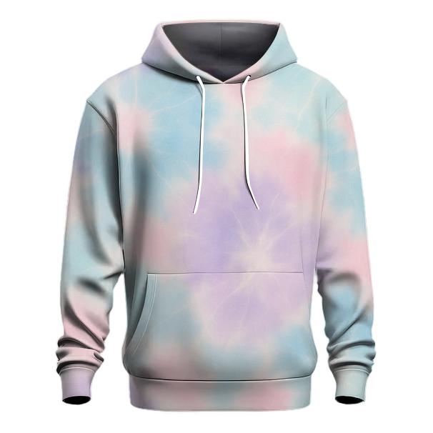 Pastel Nebula Crumple Field heavyweight hoodies