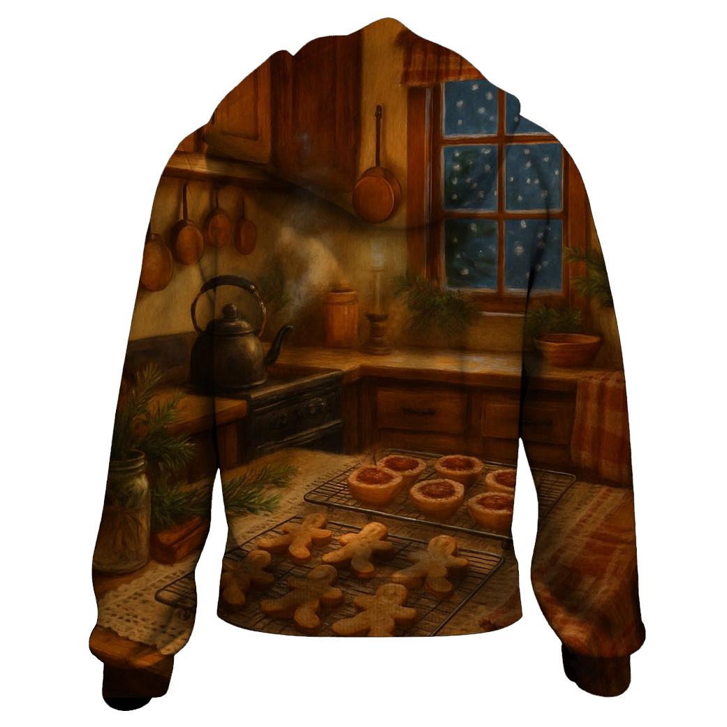Grandmas Christmas Kitchen Glow heavyweight hoodies