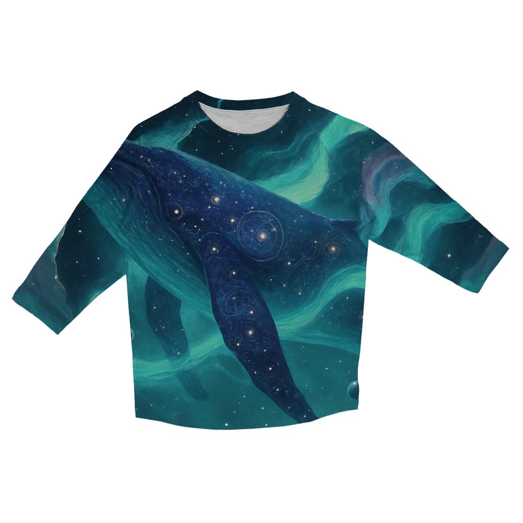 Guardian Whale Of The Aurora Rift personalized 3/4 sleeve tees