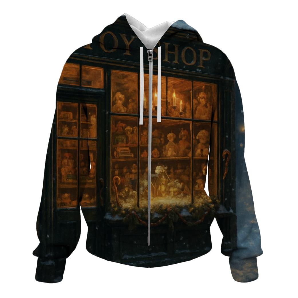 Vintage Toy Shop On Christmas Eve hoodie styles
