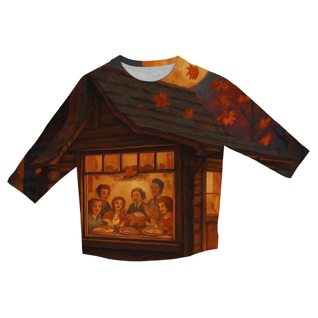 Harvest Moon Cabin Gathering designer 3/4 sleeve blouses