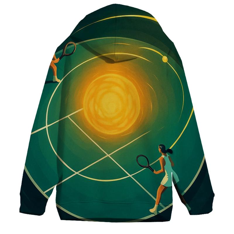 Cosmic Tennis Rally Orbit lightweight hoodies