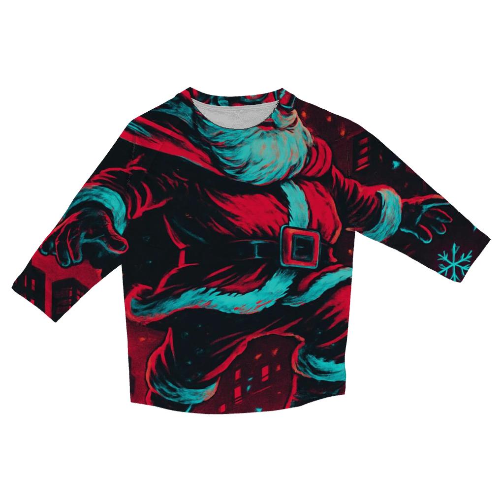Neon Street Santa Rider trendy 3/4 sleeve tops