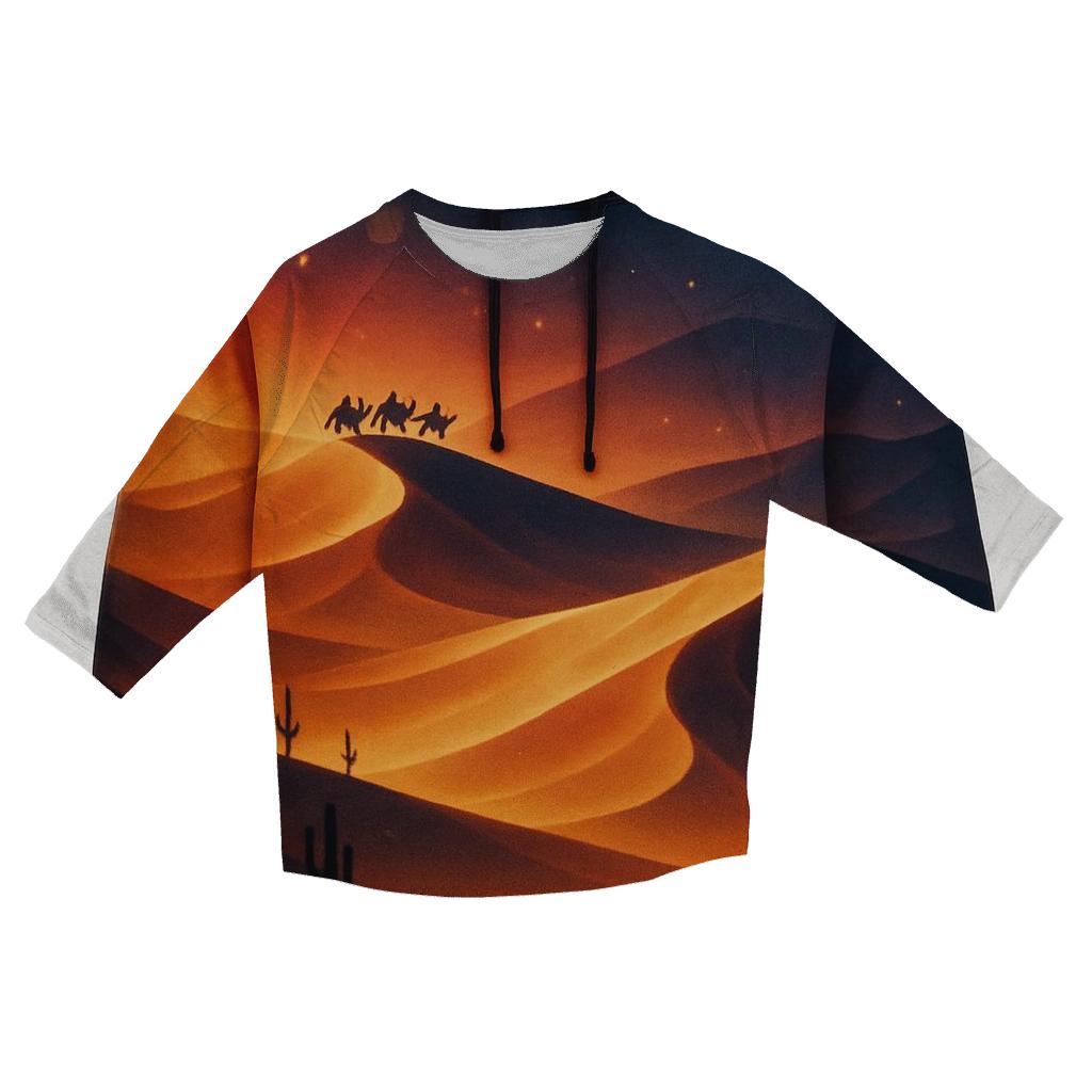 Dunes Of Ember Twilight cotton quarter sleeve shirts
