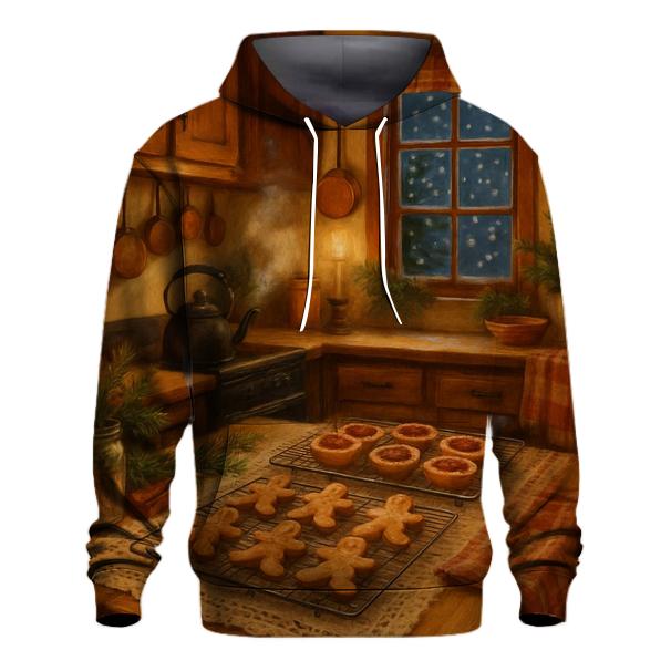 Grandmas Christmas Kitchen Glow premium hoodies