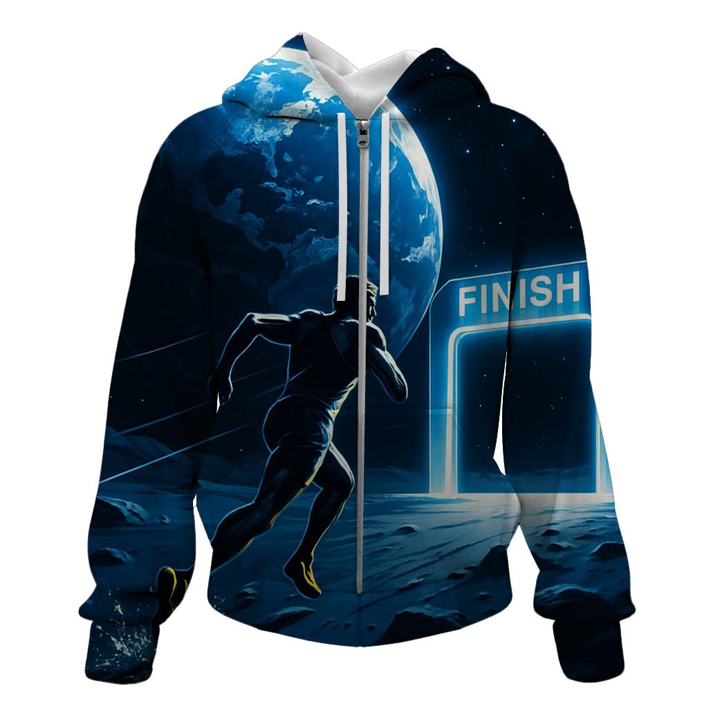 Lunar Marathon Finish Line lightweight hoodies