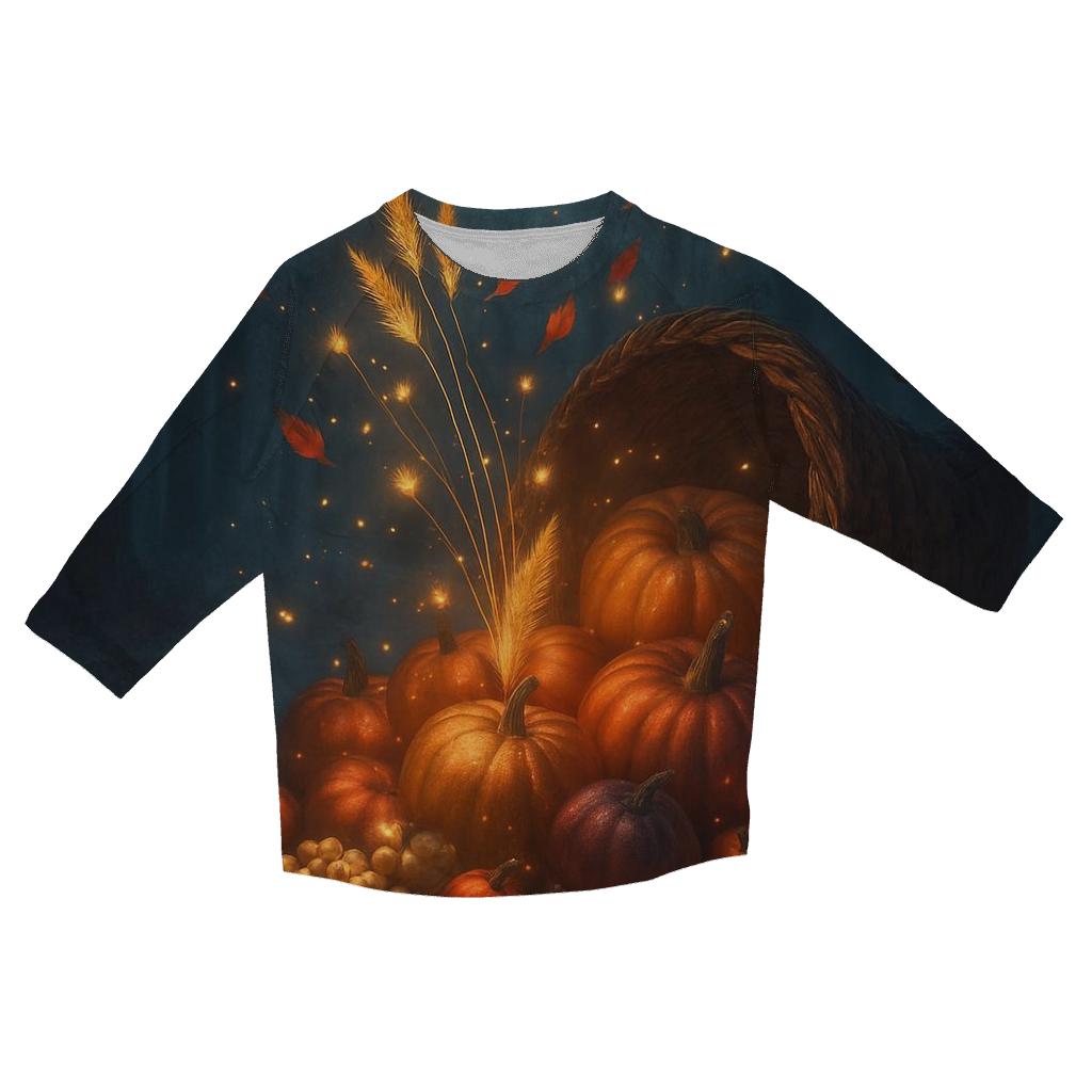 Enchanted Cornucopia In The Clearing personalized 3/4 sleeve tees