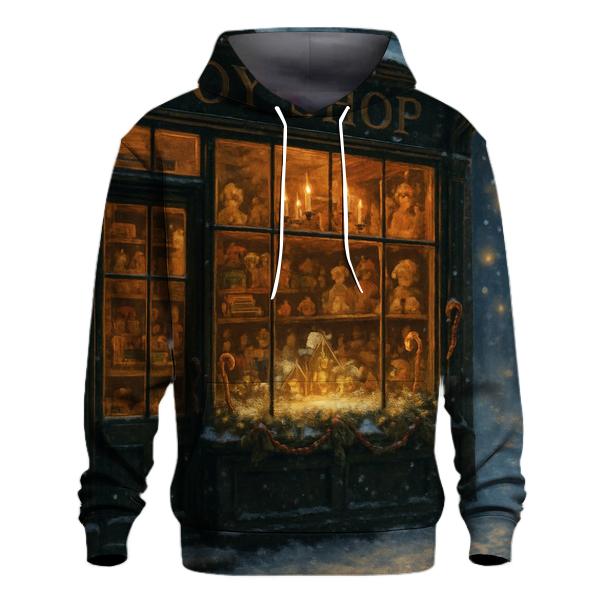 Vintage Toy Shop On Christmas Eve hoodies fashion