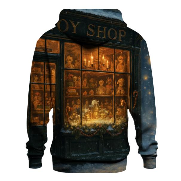 Vintage Toy Shop On Christmas Eve hoodies fashion