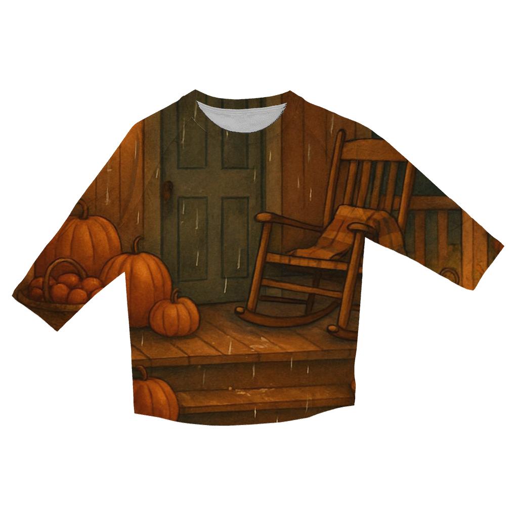 Thankful Porch Lantern Evening personalized 3/4 sleeve tees