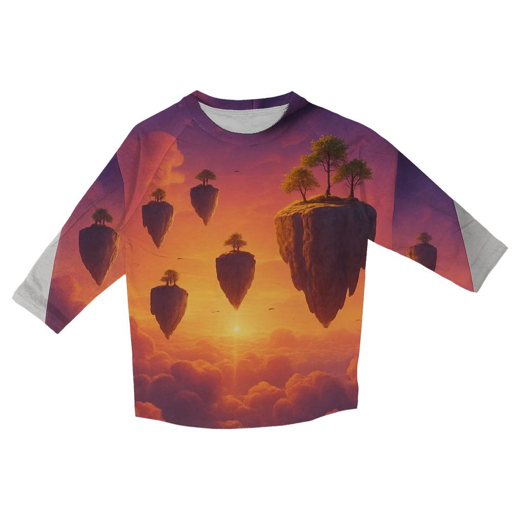 Cloud Isles Of The Ember Sky stylish quarter sleeve tops