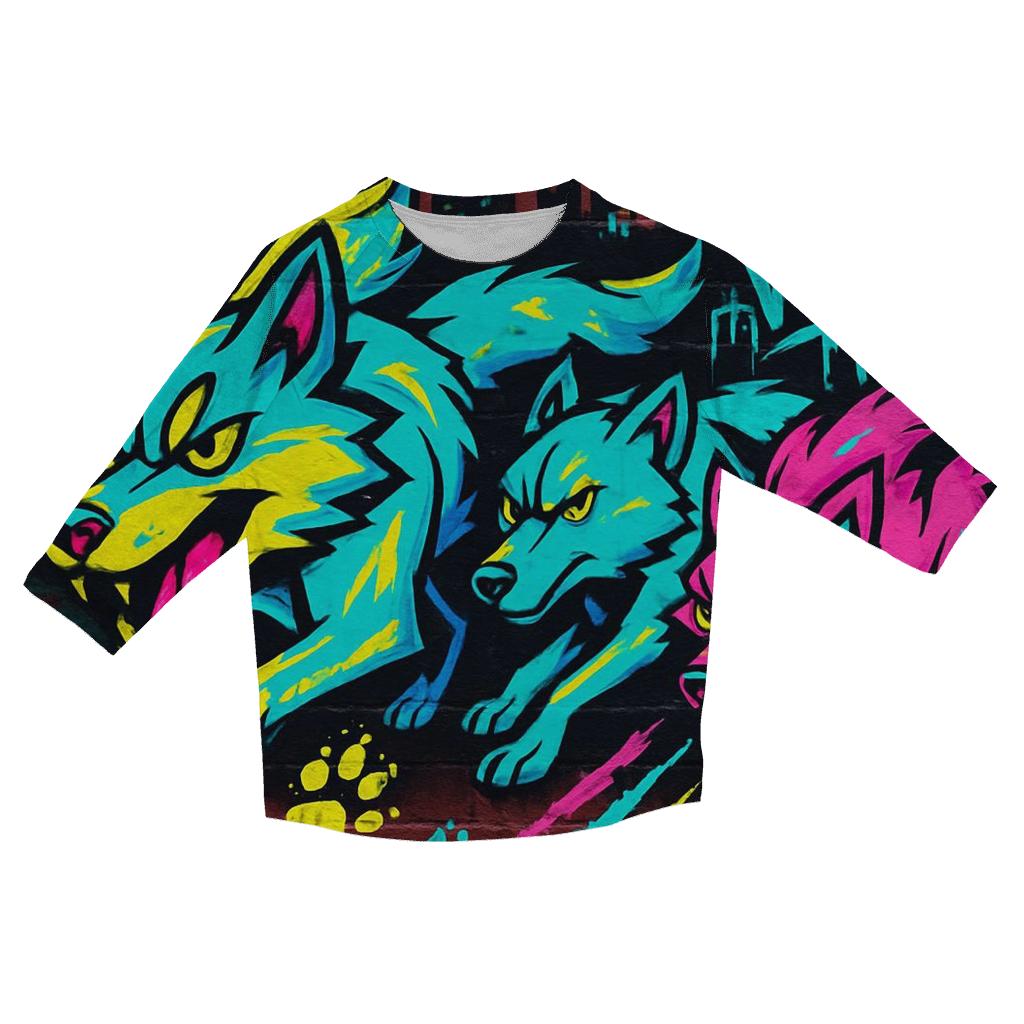 Graffiti Street Pack designer 3/4 sleeve blouses