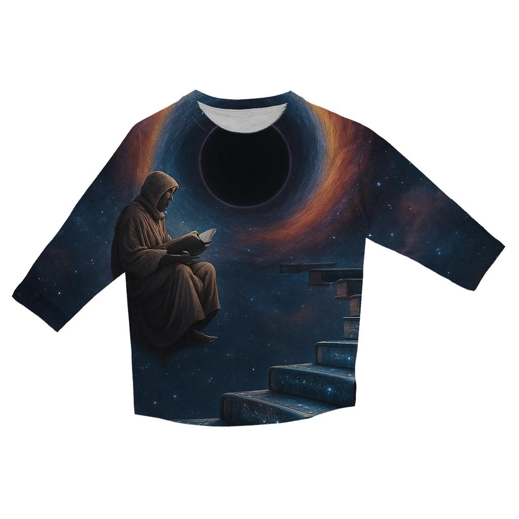 Library At The Edge Of The Black Hole designer 3/4 sleeve blouses