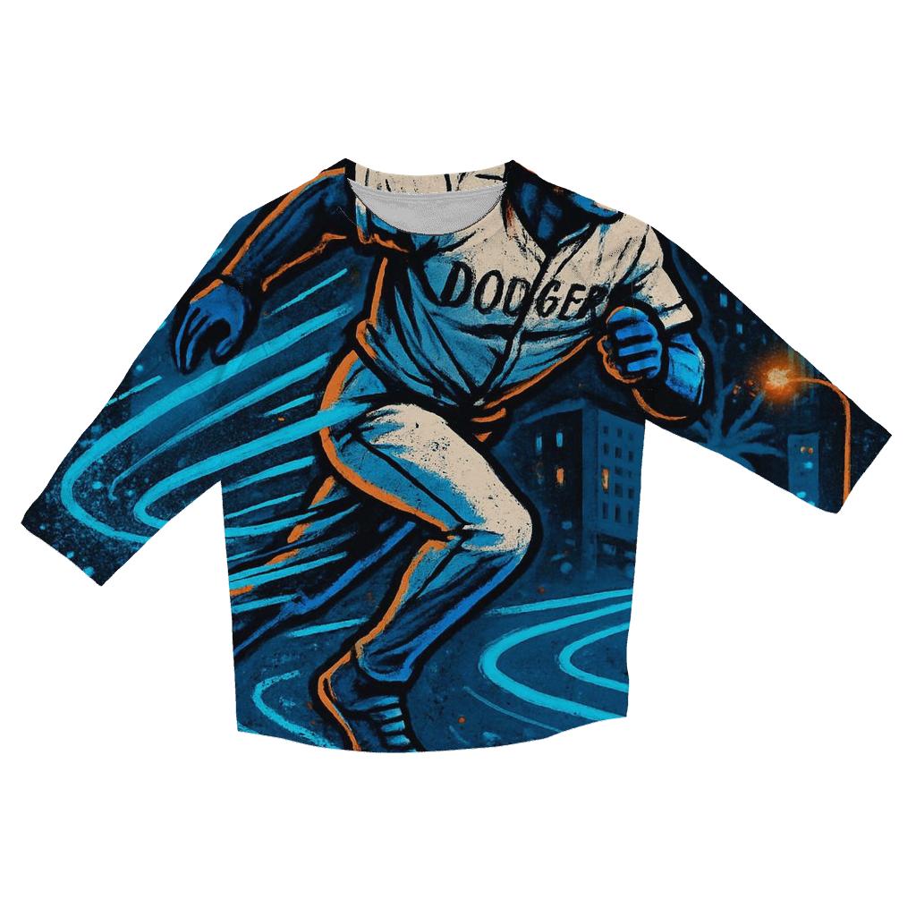 Electric Baselines Street Merge stylish quarter sleeve tops