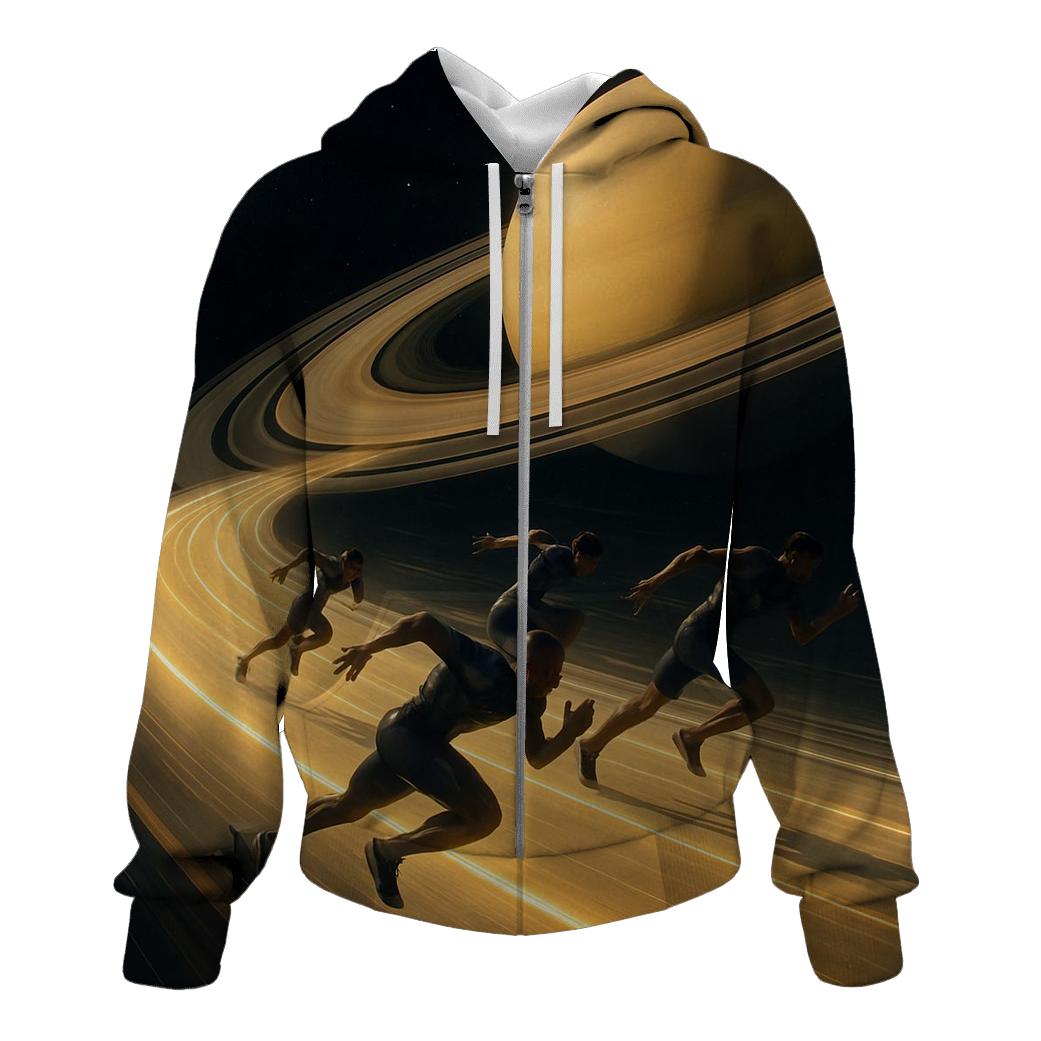 Saturn Ring Track Sprint heavyweight hoodies