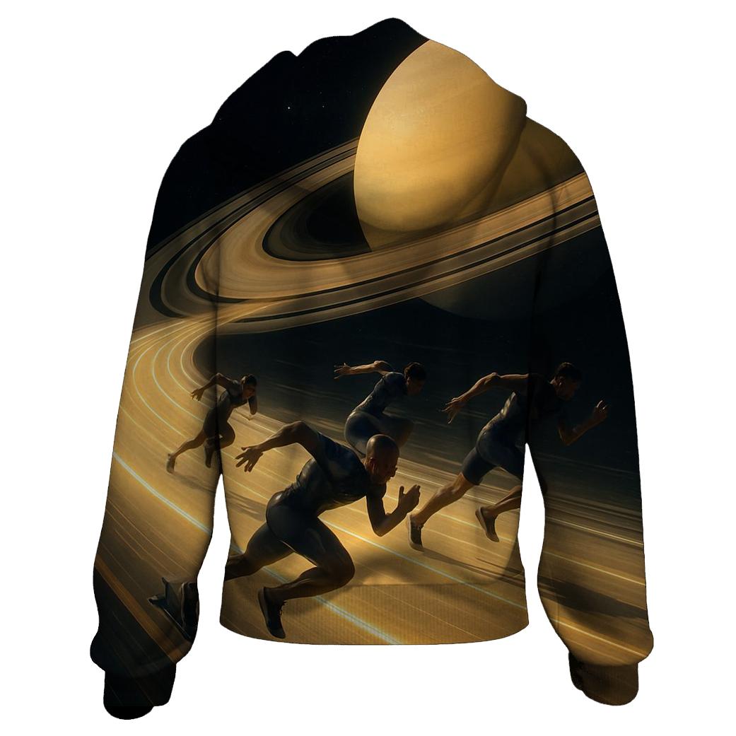 Saturn Ring Track Sprint heavyweight hoodies