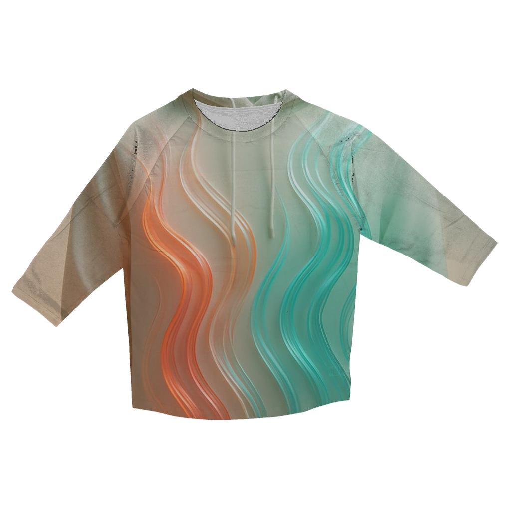 Opaline Drift Currents custom 3/4 sleeve shirts