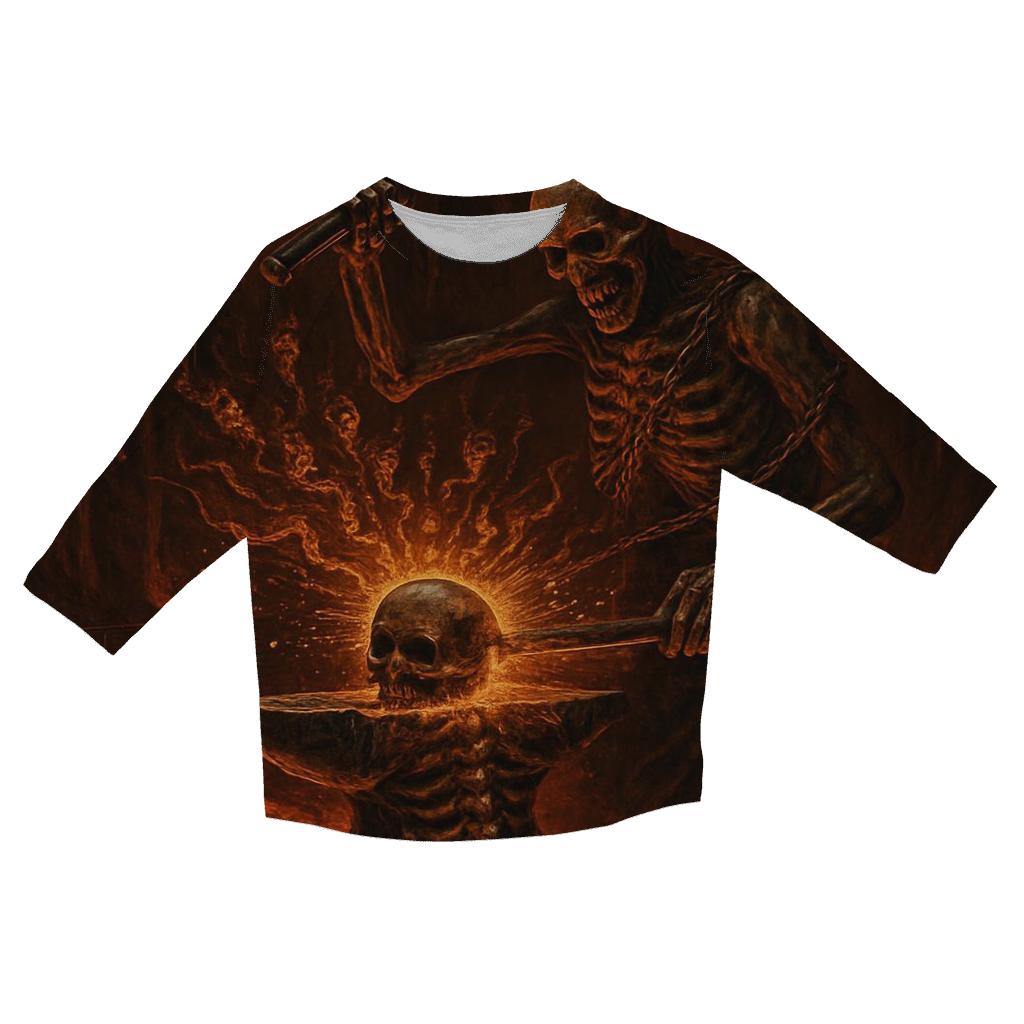 Marrow Forge Of Chains designer 3/4 sleeve blouses