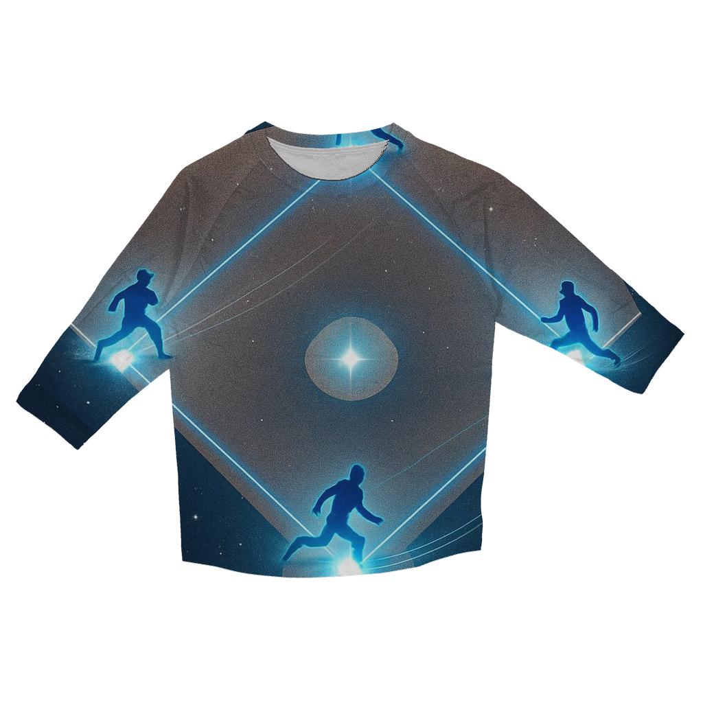 Celestial Infield Geometry custom 3/4 sleeve shirts