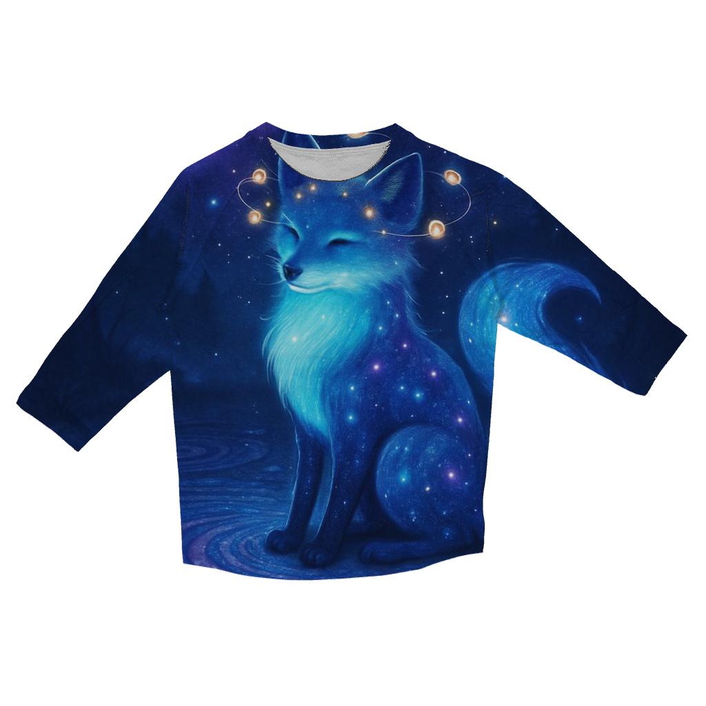 Stargazer Fox In The Spiral Clearing custom 3/4 sleeve shirts