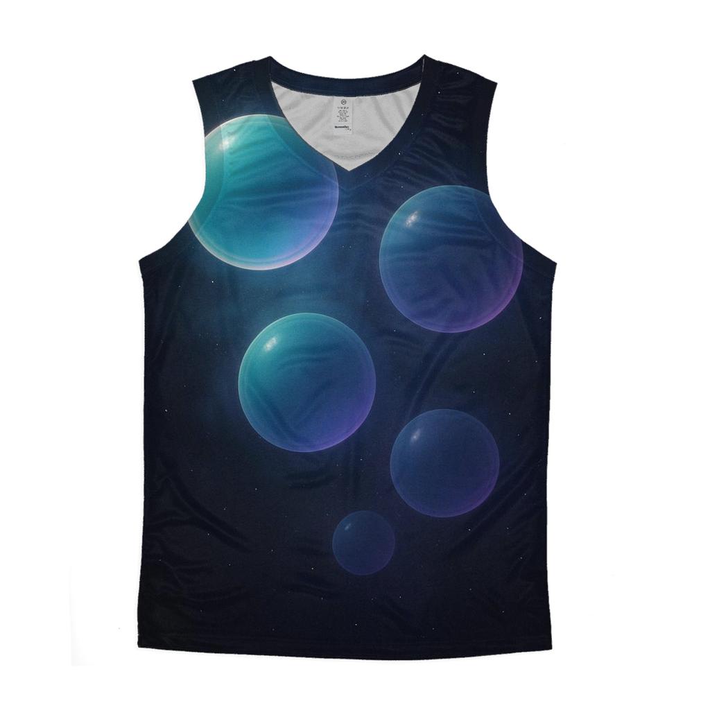 Celestial Prism Drift sports performance tank tops