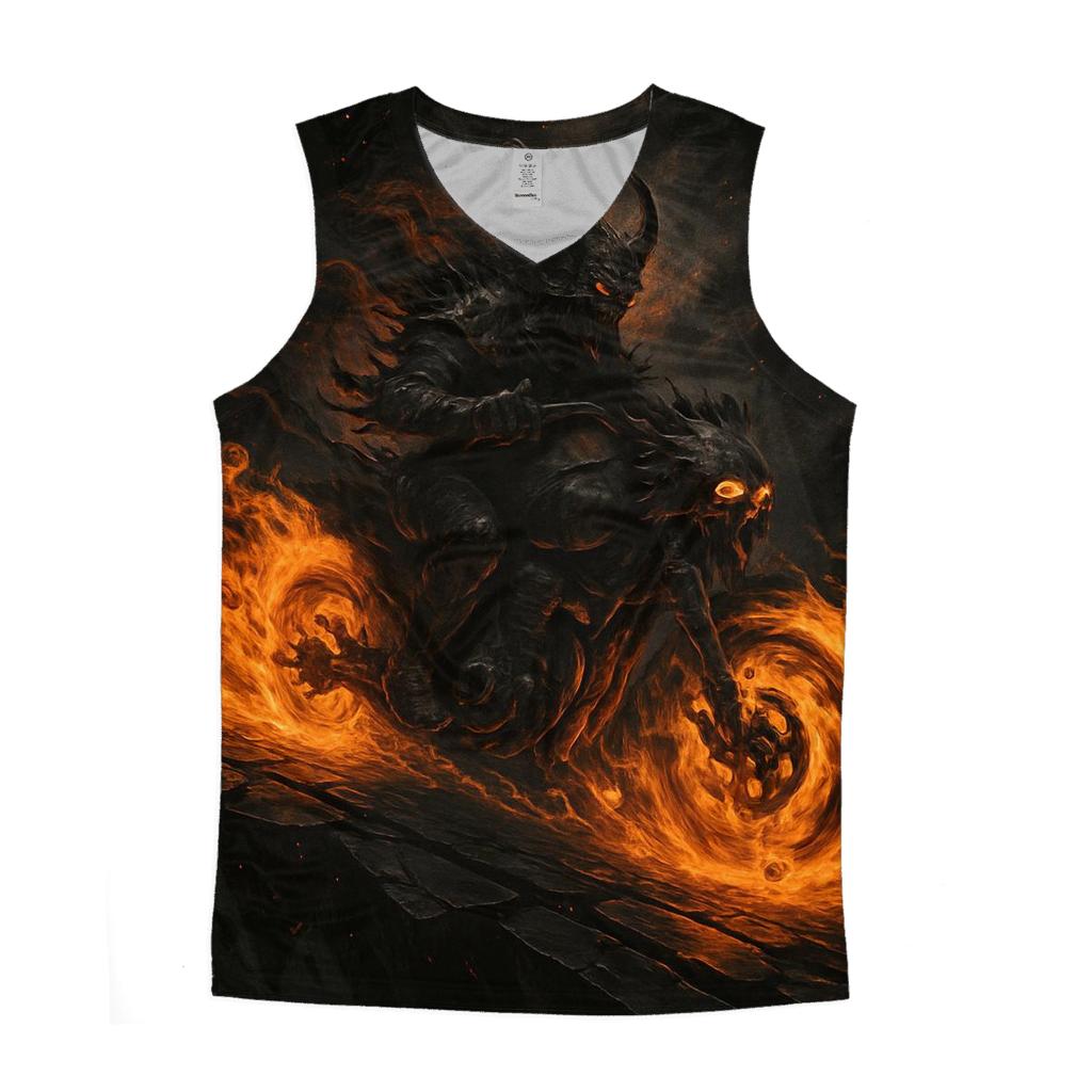 Infernal Rider Of The Void Road cotton sleeveless tops