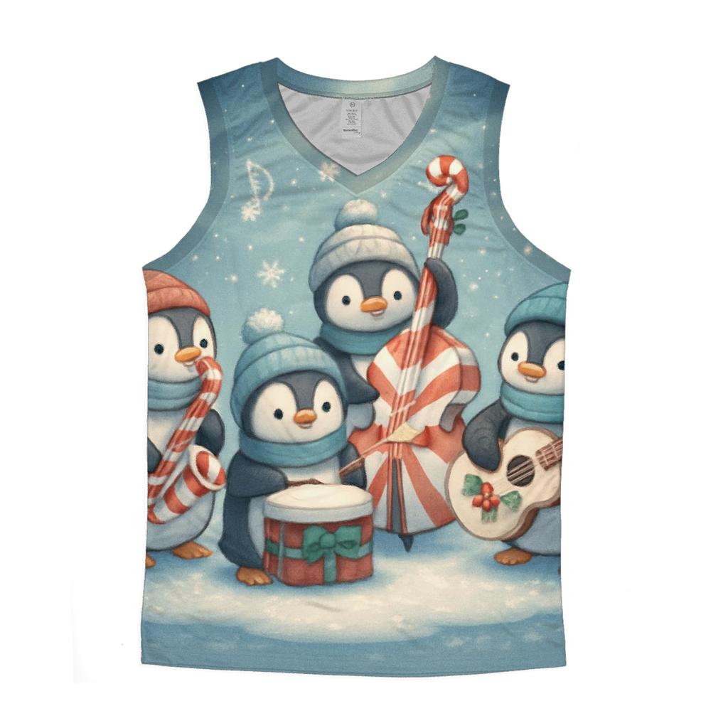Polar Penguin Jazz Quartet sports performance tank tops