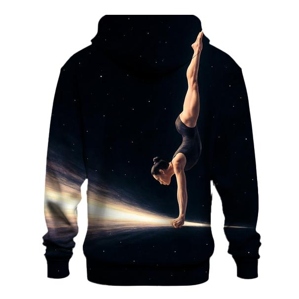 Comet Trail Gymnastics Beam zip-up hoodies