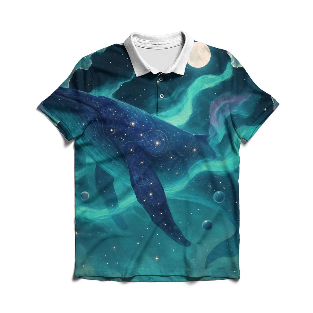 Guardian Whale Of The Aurora Rift classic pique polos
