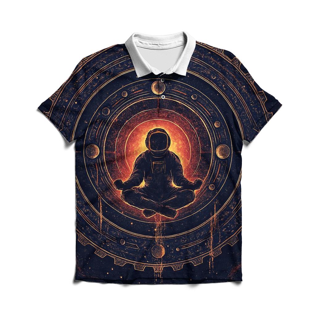 Chrono Rings Of The Eclipse Voyager premium cotton polo shirts