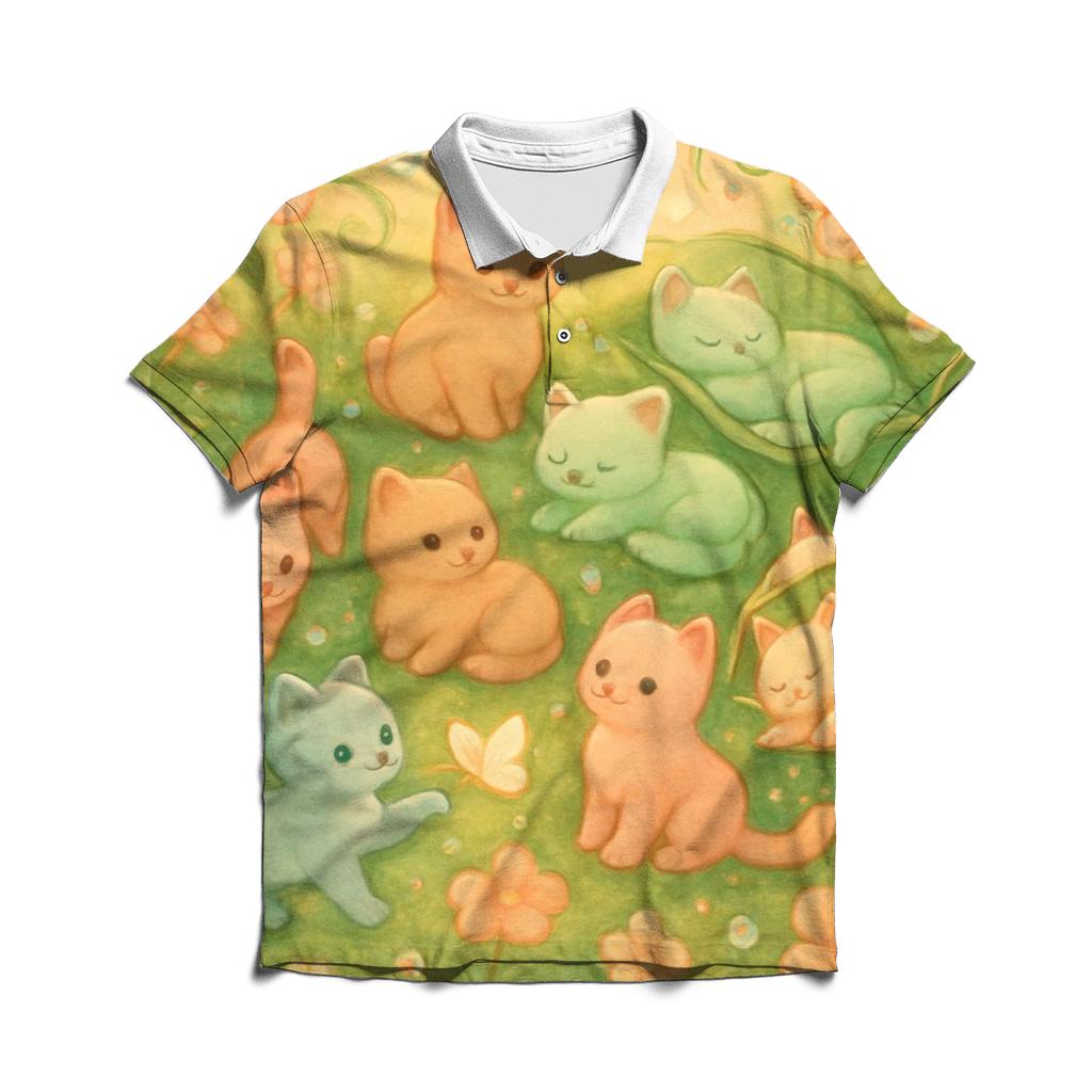 Garden Of Nine Lives custom polo shirts