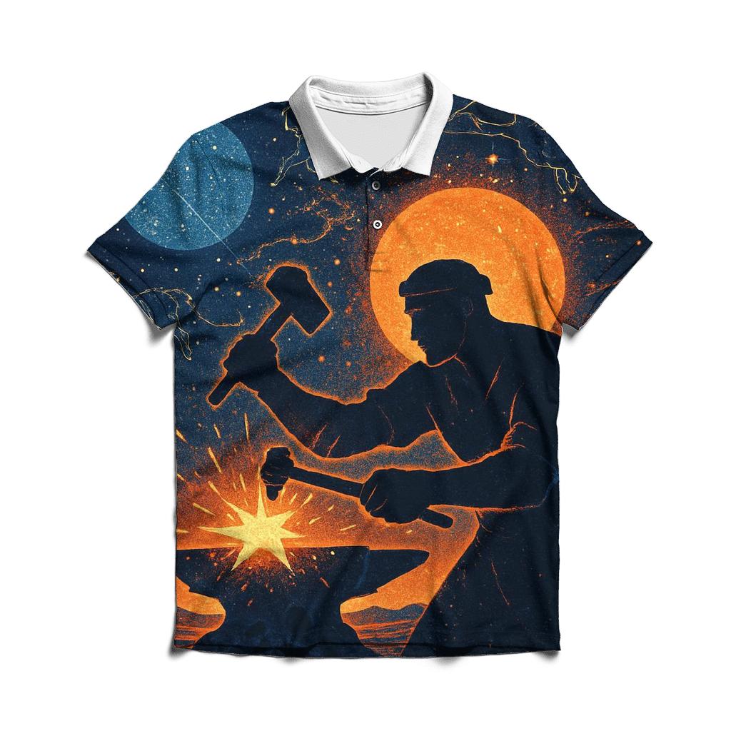 Starforge Under The Binary Suns personalized polo shirts