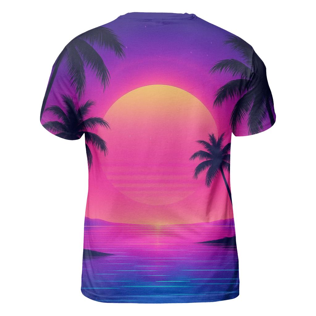 Neon Lagoon Afterglow personalized full print shirts