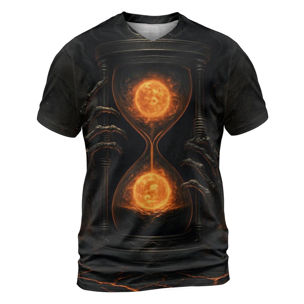 Hourglass Of Devoured Suns creative print fashion shirts