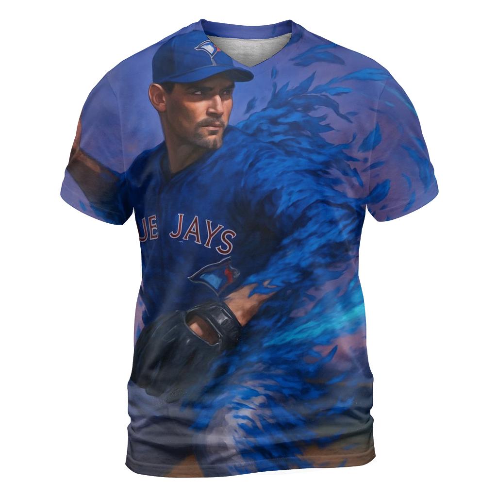 Twilight Bullpen Roar Blue Jays Inspired artistic all-over print tops