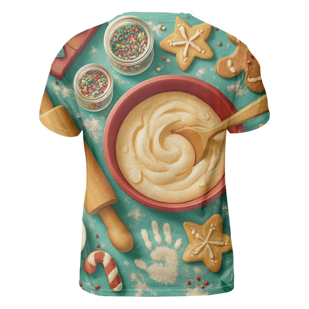 Holiday Kitchen Cookie Chaos unique graphic print tees