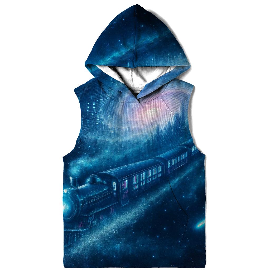Celestial Train Through The Spiral City hoodies fashion