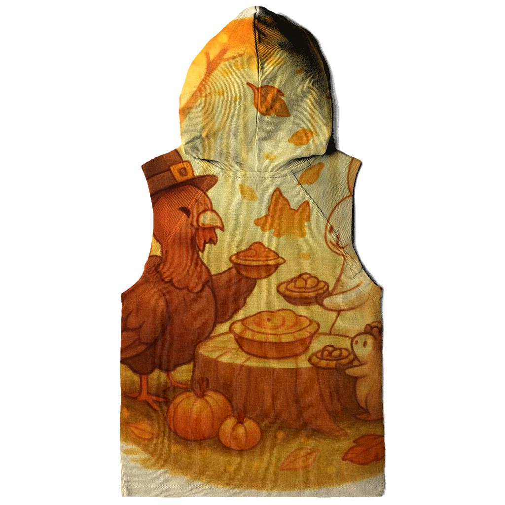 Woodland Friends Giving Feast heavyweight hoodies