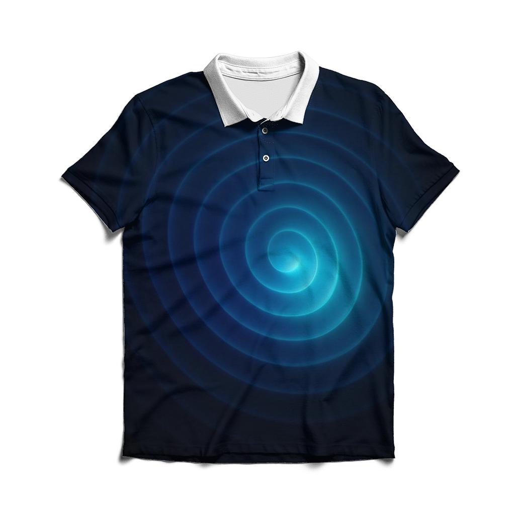 Midnight Ripple Spectrum custom polo shirts