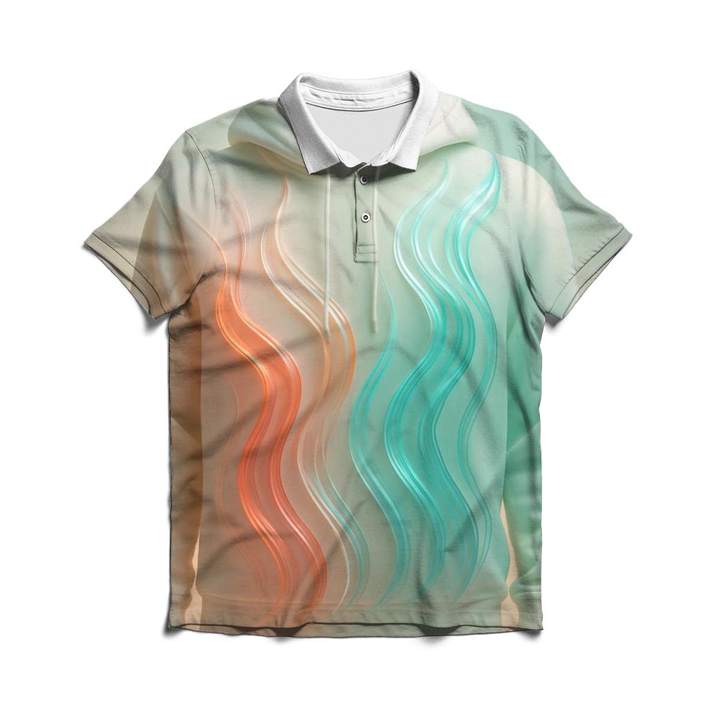 Opaline Drift Currents premium cotton polo shirts