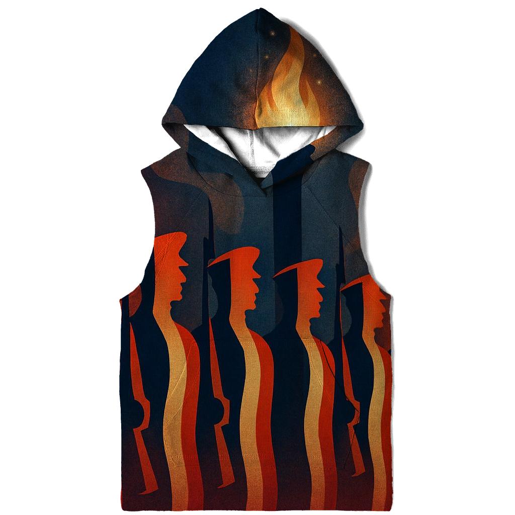 Honor Guard Flame Of Freedom zip-up hoodies