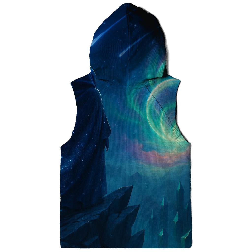 Aurora Drifter Over The Crystal Planet embroidered hoodies