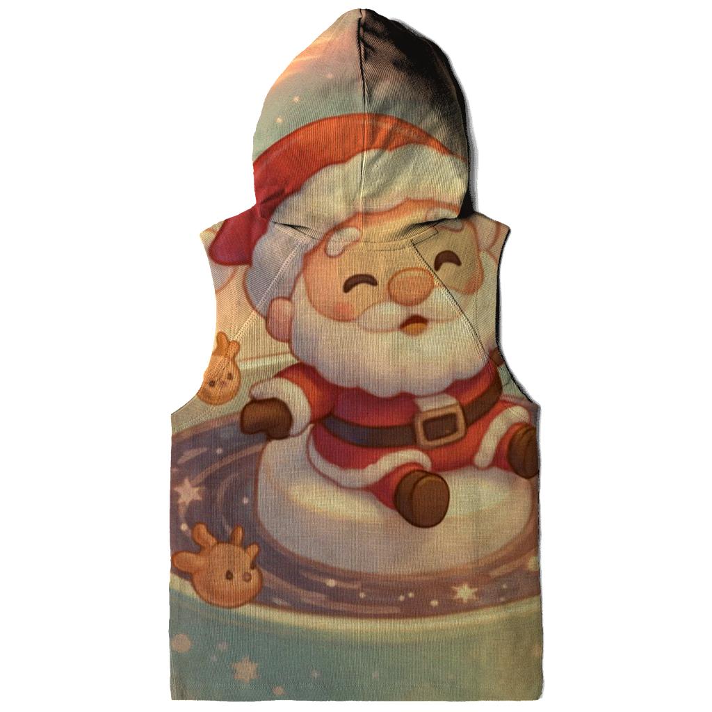 Chibi Santa Marshmallow Galaxy graphic hoodies