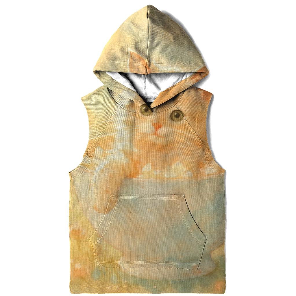 Sunrise Blossom Bath Cat custom hoodies