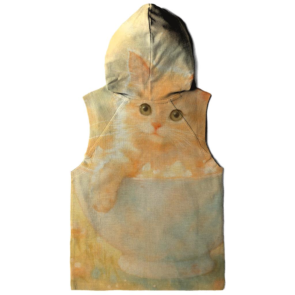 Sunrise Blossom Bath Cat custom hoodies