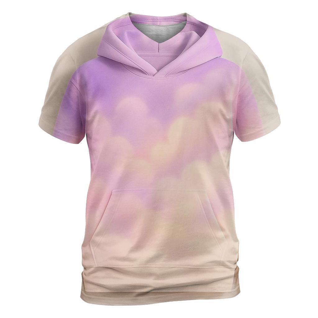 Pastel Cloud Reverie artistic all-over print tops