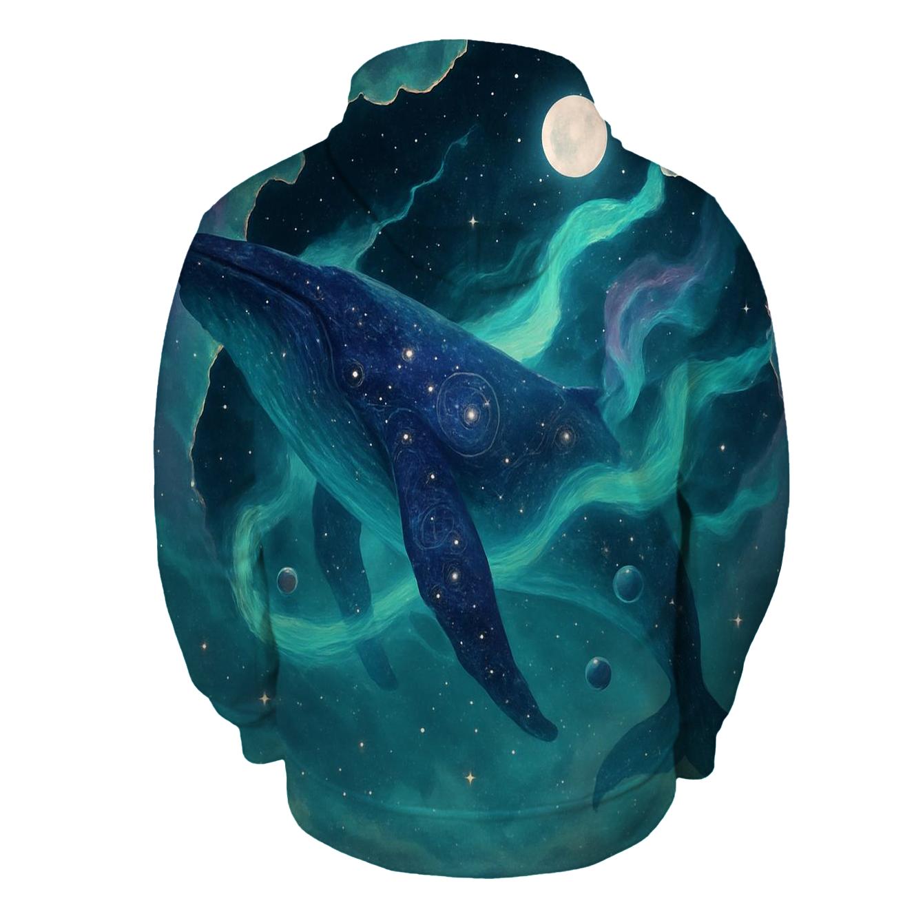 Guardian Whale Of The Aurora Rift graphic hoodies